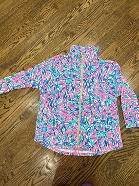 Lilly Pulitzer Dee Dee Swing Jacket Tiki Pink Shake It Up Size Small